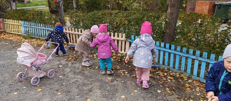 Наш участок самый чистый!